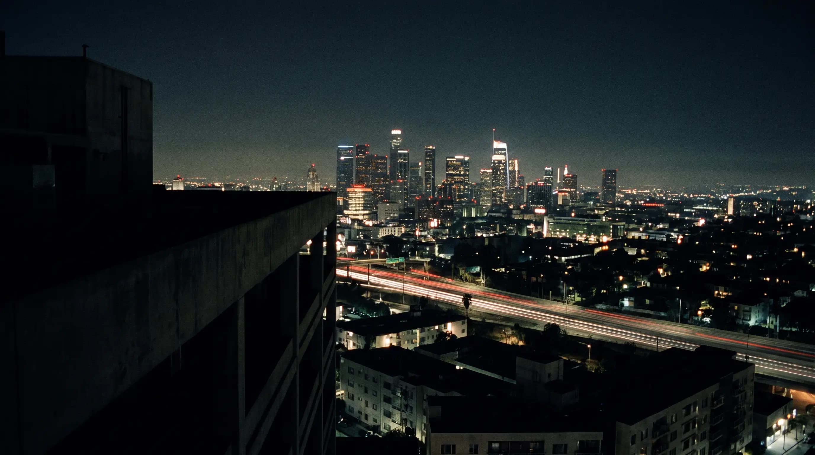 Business Bay skyline at dusk